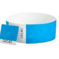 Tyvek 1" Voucher / Tear Off Wristband - Neon Blue